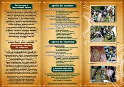 XI. Országos Fazekas és Keramikus Találkozó és fesztivál programfüzet második oldal